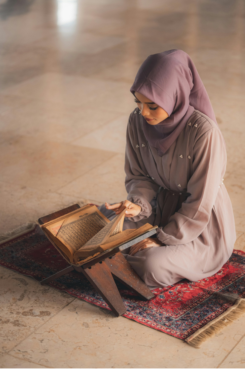 Student Reading Quran
